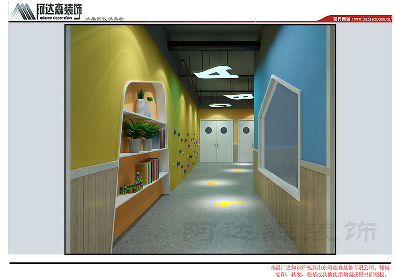 濟南幼兒園設計中彩繪有什么作用？